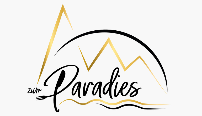 Logo Erstellung Gastronomie Schweiz Grafik Grafikagentur Grafikdesign zum Paradies