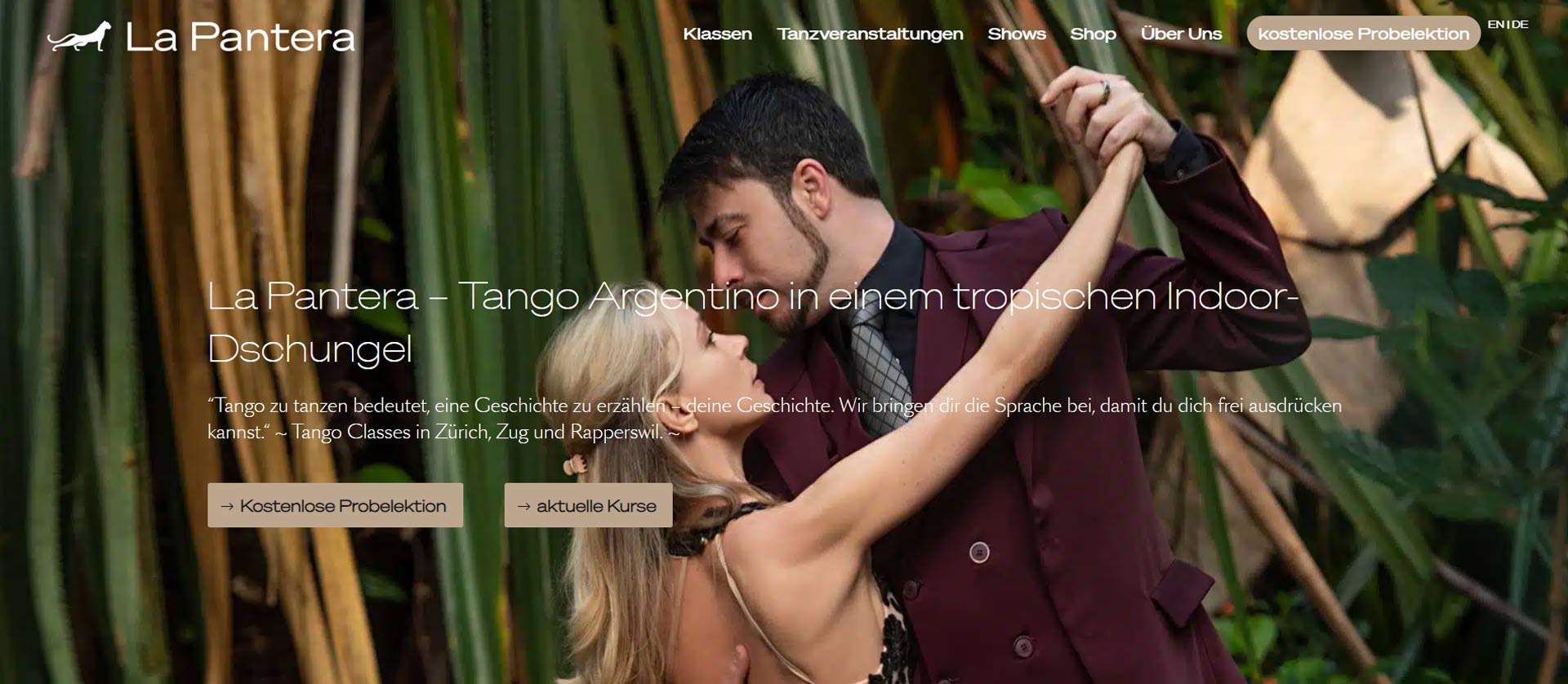 Tanzschule Zürich Webseite